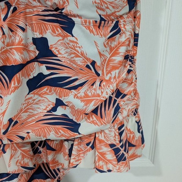 Tropical Escape Women's Plus One - Piece Swimsuit Palm Trees Size 22W - Picture 6 of 16